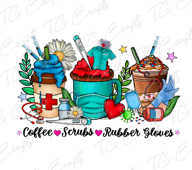 coffee-scrubs-rubber gloves