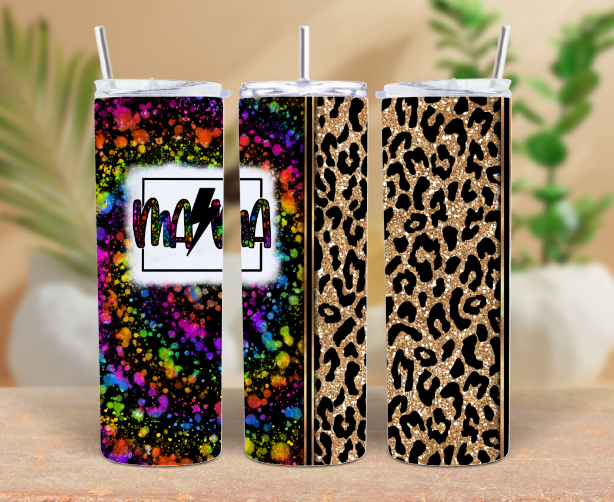 leopard rainbow mama
