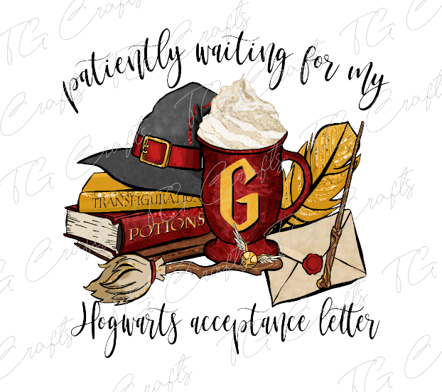 Hogwarts letter dtf