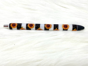 Sunflower striped pen