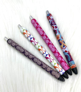 Coach refillable gel pen