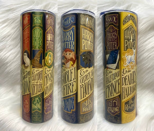Harry Potter book spines
