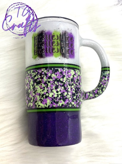 Beetlejuice travel mug