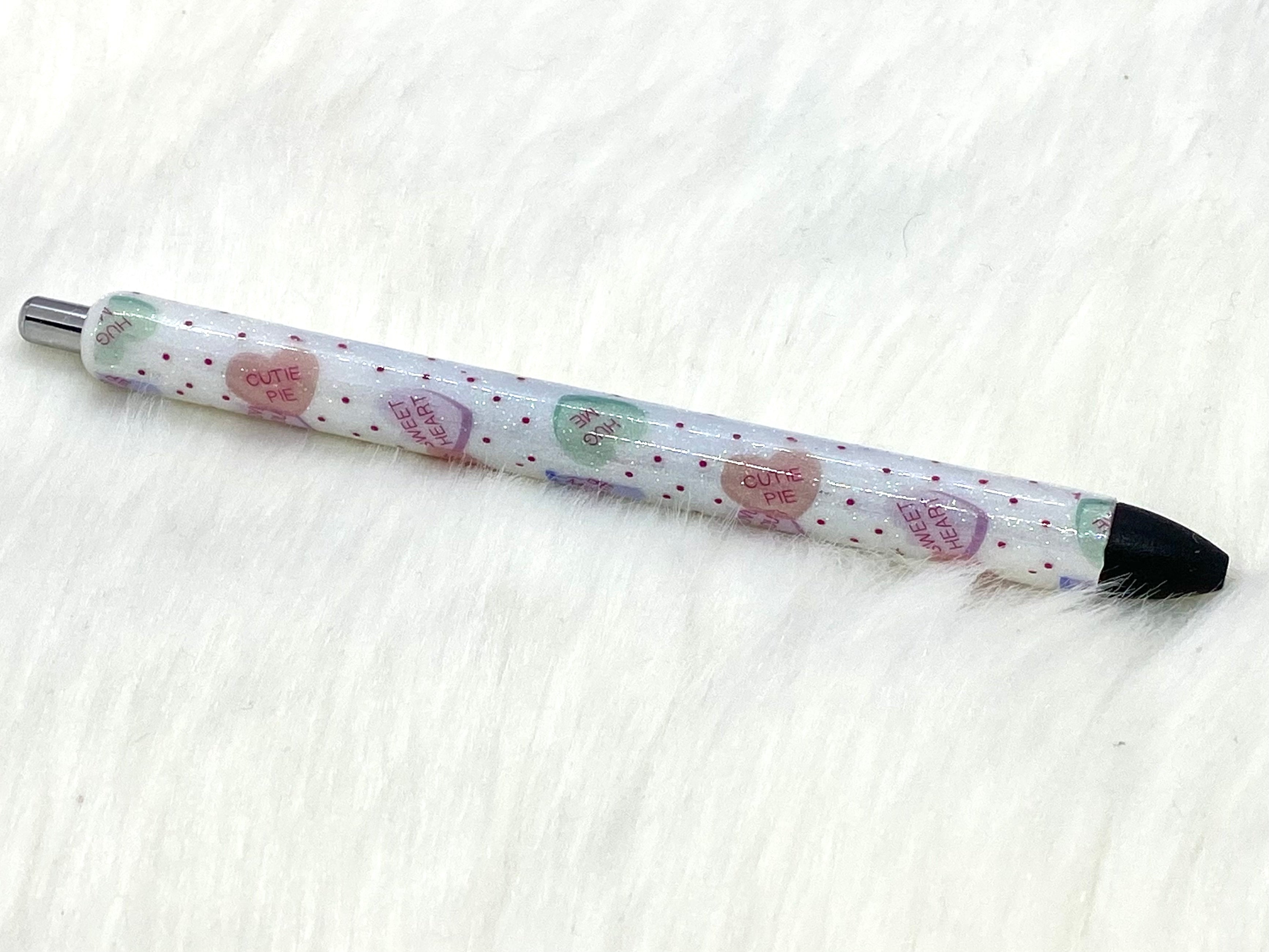 Conversation hearts valentines pen