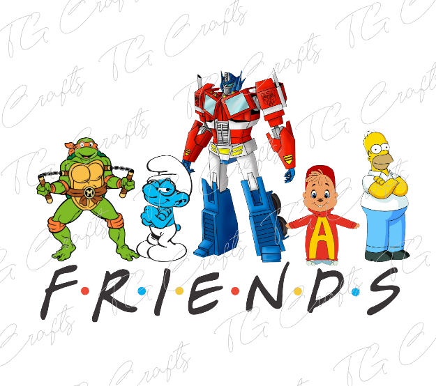 friends 80's toys