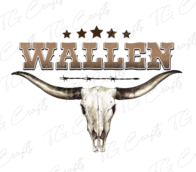 wallen long horns dtf